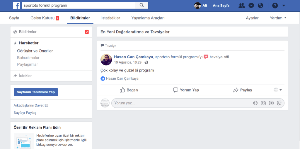 spor toto formül programı çok kolay