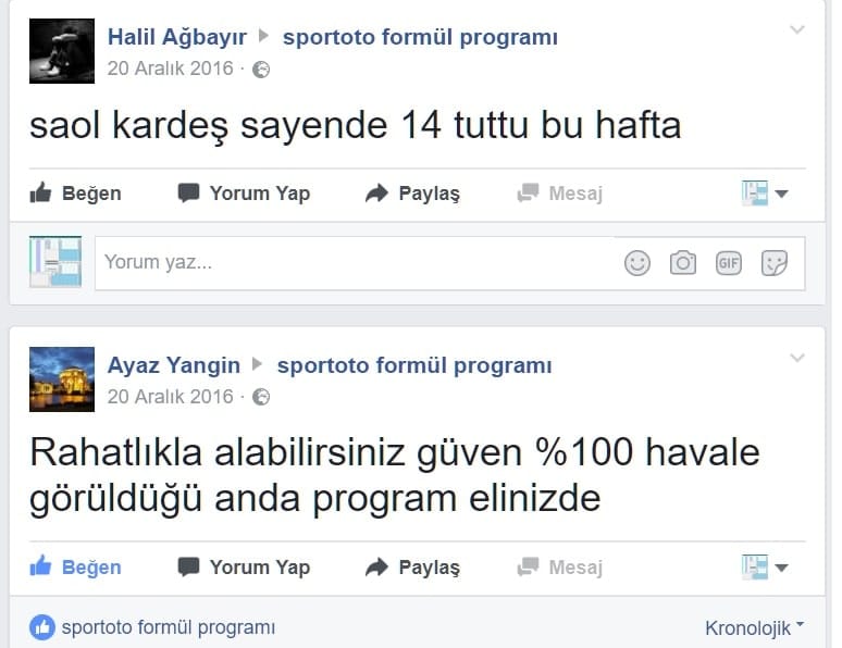 ÜCRETSİZ SPOR TOTO FORMÜLLERİ